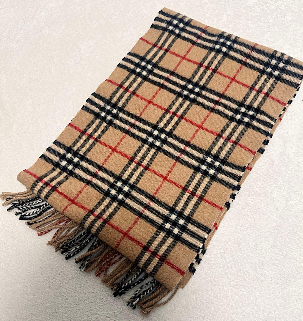バーバリー♡165センチ長め♡チェックマフラー♡イングランド製