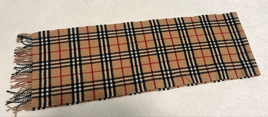 バーバリー♡165センチ長め♡チェックマフラー♡イングランド製