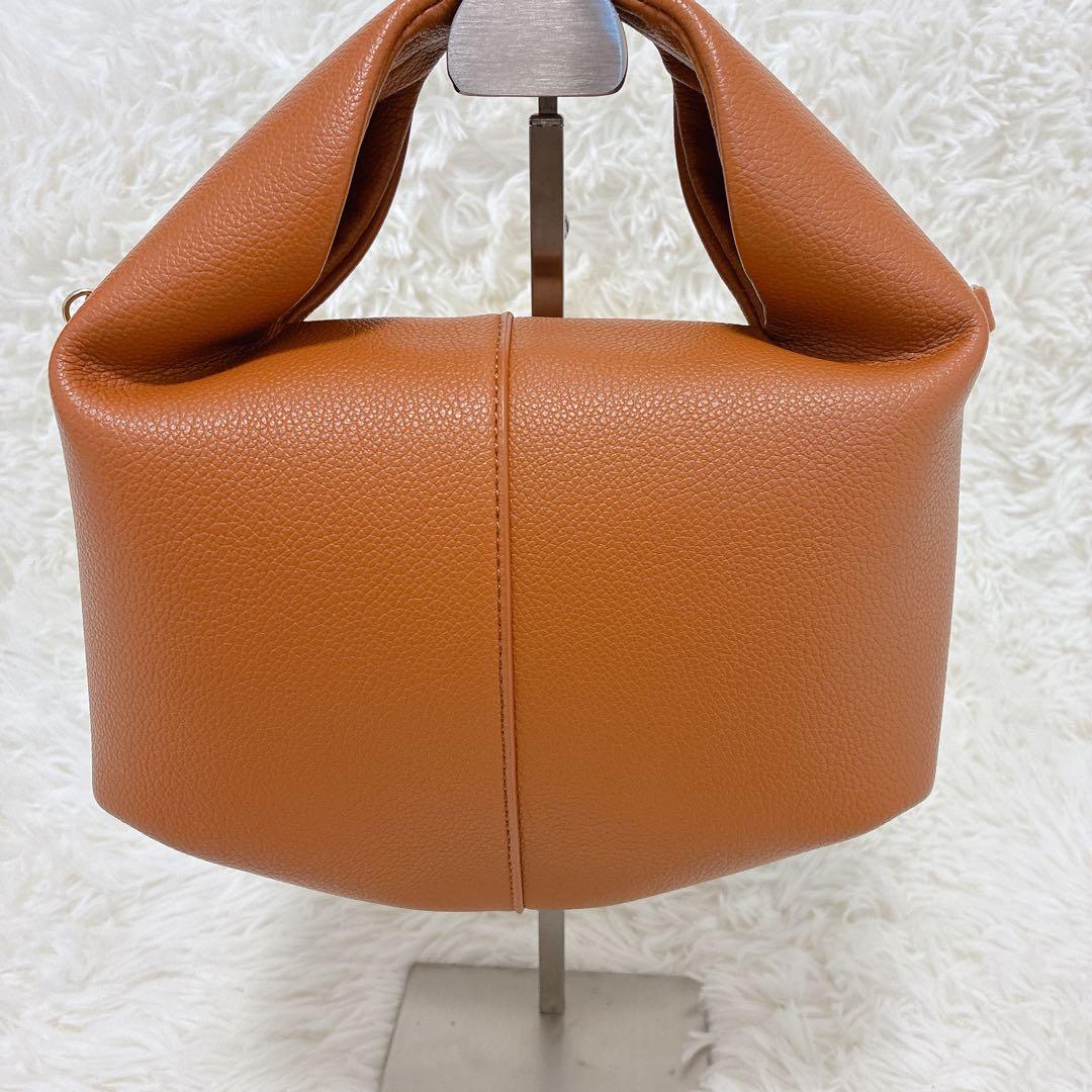 [美品]polene Beri ポレーヌ ベリ　ショルダーバッグ　キャメル