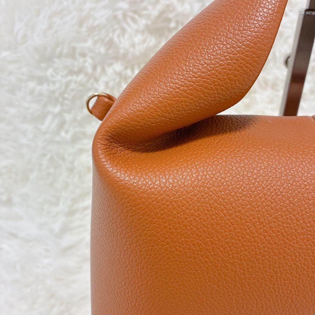 [美品]polene Beri ポレーヌ ベリ　ショルダーバッグ　キャメル