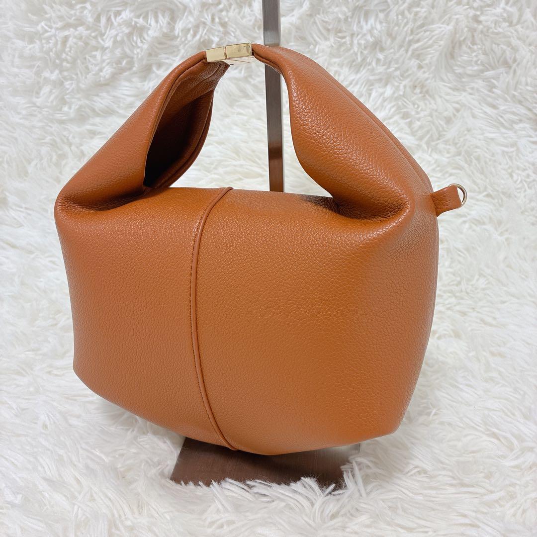 [美品]polene Beri ポレーヌ ベリ　ショルダーバッグ　キャメル