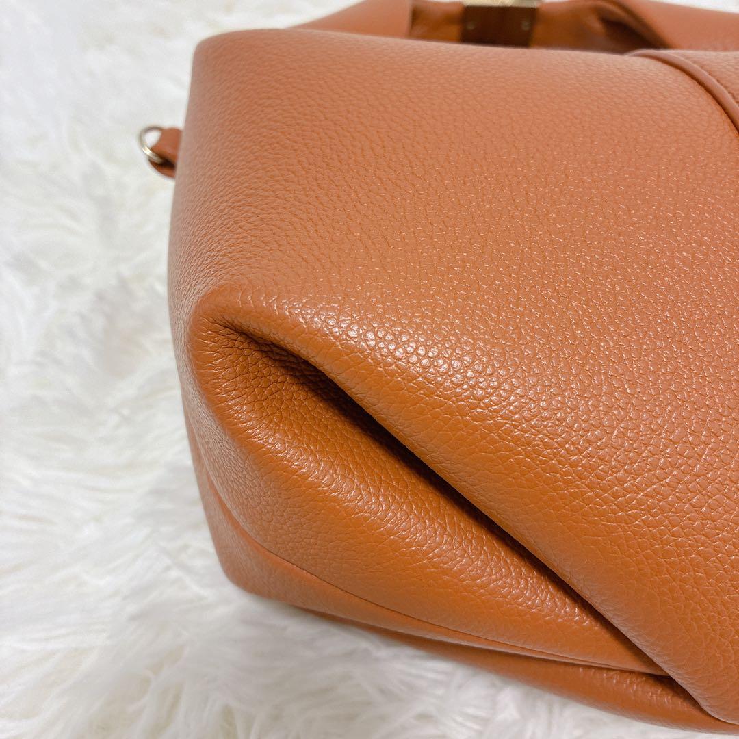 [美品]polene Beri ポレーヌ ベリ　ショルダーバッグ　キャメル