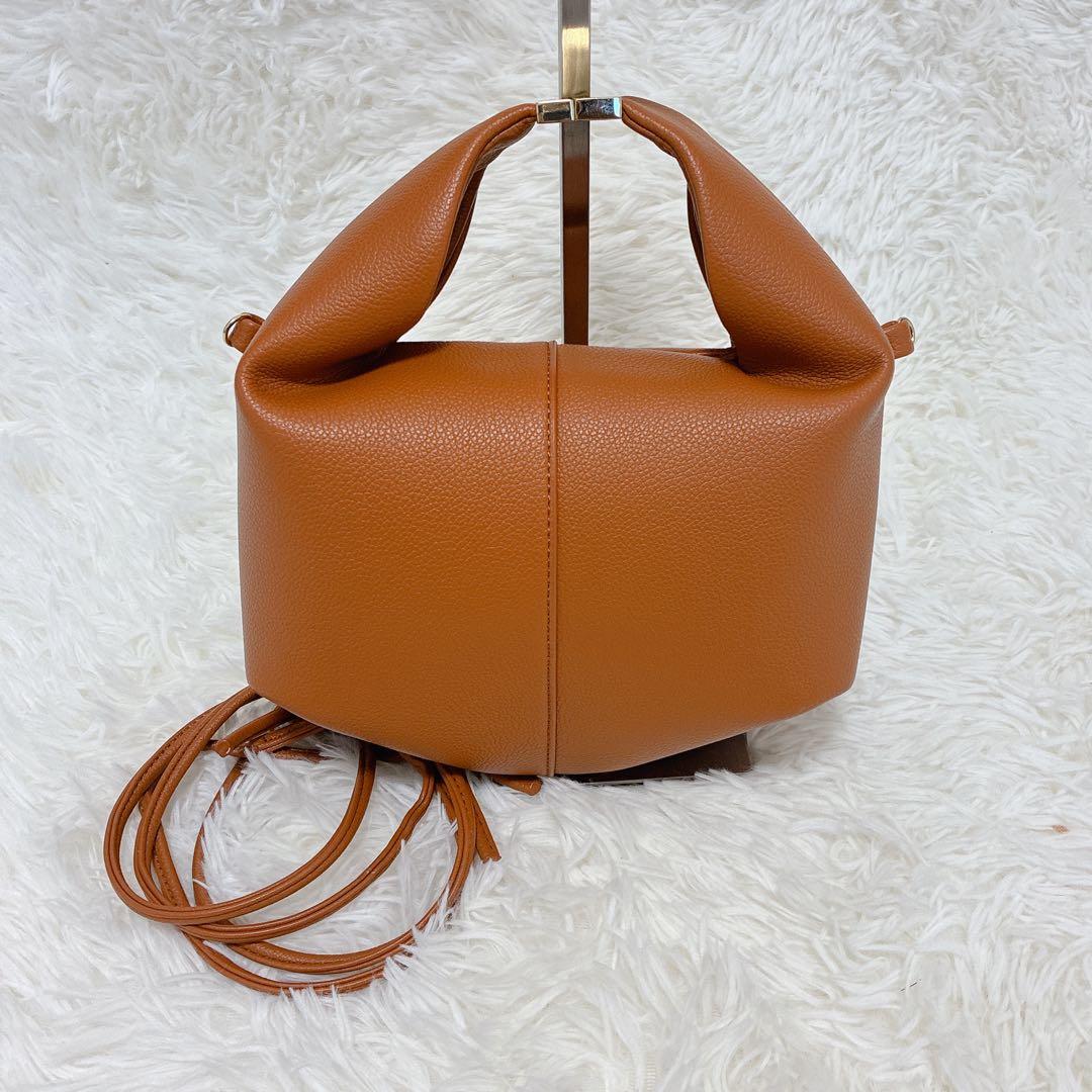 [美品]polene Beri ポレーヌ ベリ　ショルダーバッグ　キャメル