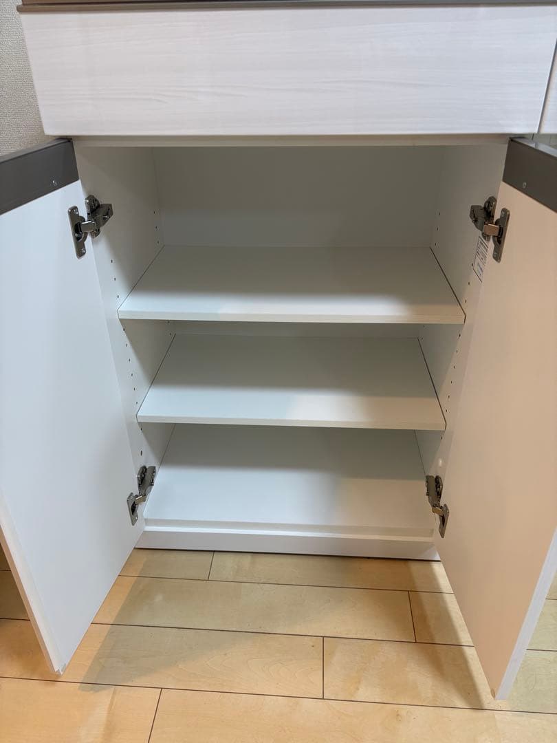 （値下げ、美品、送料込）ニトリ　キッチンボード　リガーレ　120cm