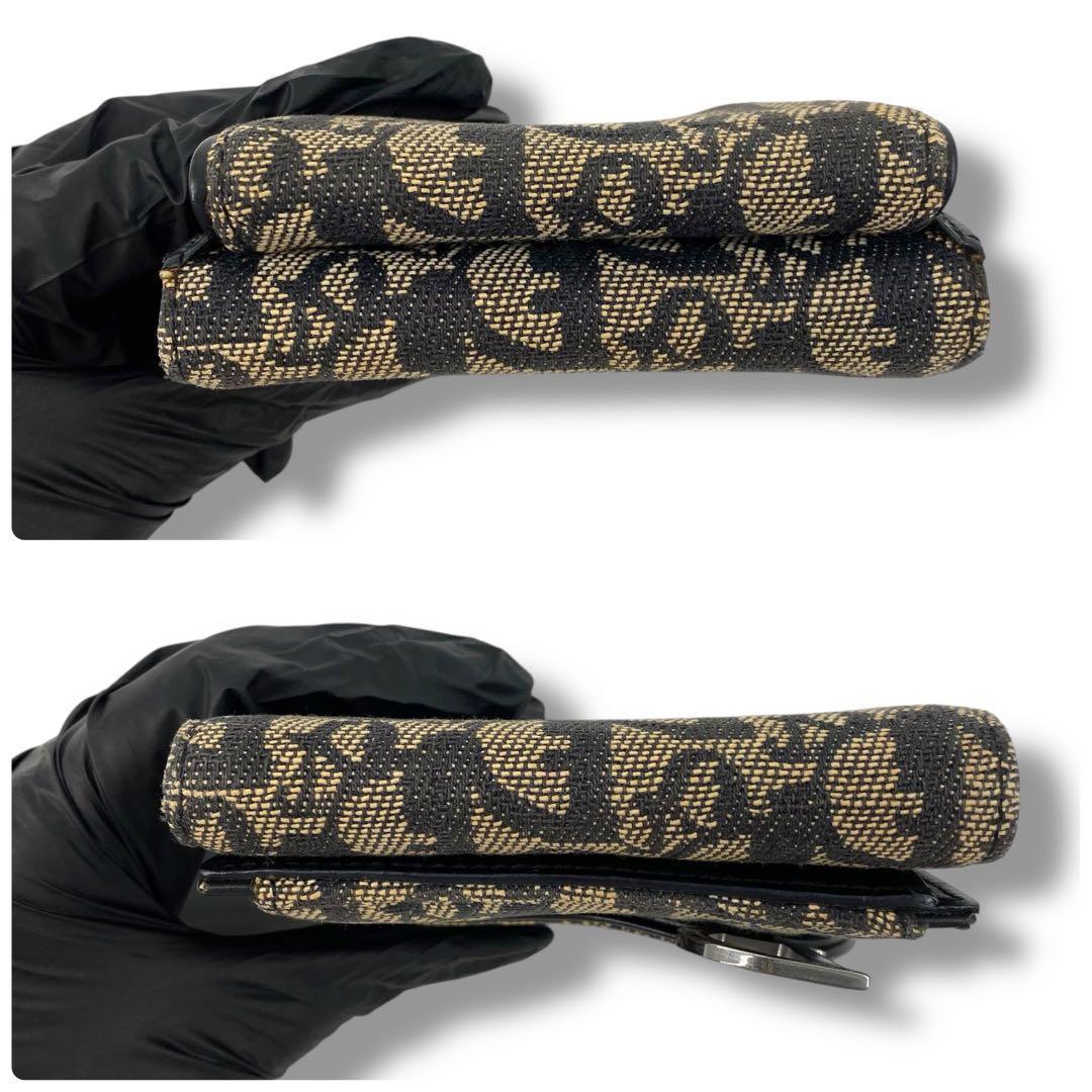 クリスチャンディオール Dior 折り財布 トロッター サドル オブリーク