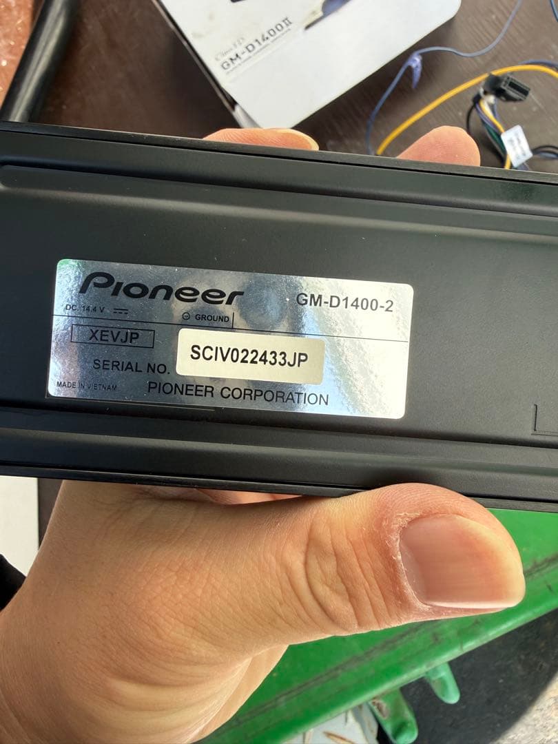 Pioneer DEH-970 GM-D1400Ⅱ セット　deh-970