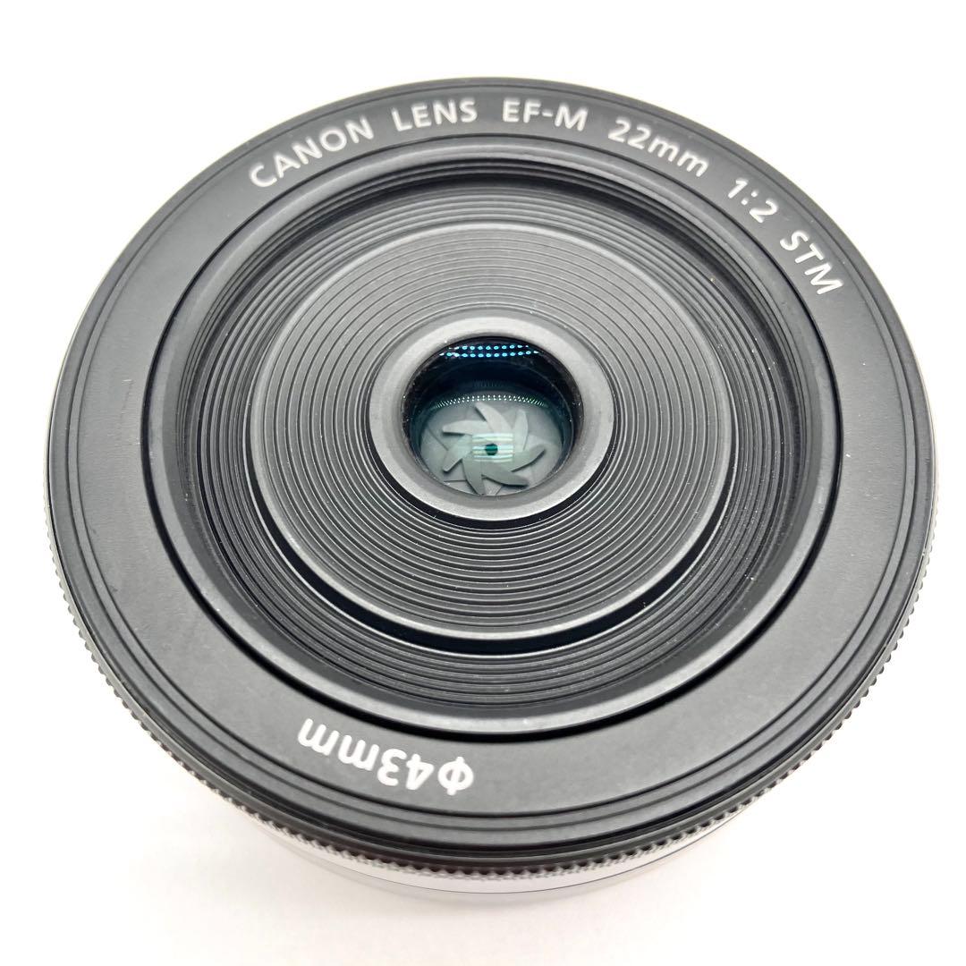Canon EF-M 22mm F2 STM 単焦点レンズ　ブラック
