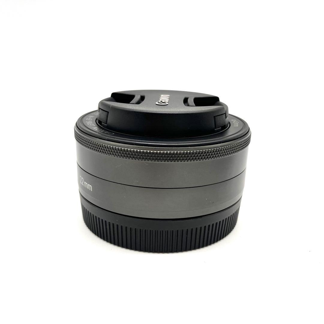 Canon EF-M 22mm F2 STM 単焦点レンズ　ブラック