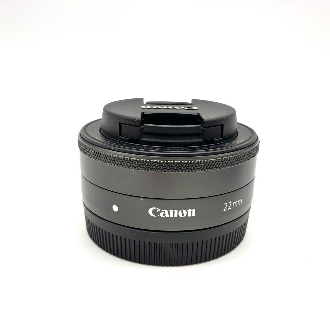 Canon EF-M 22mm F2 STM 単焦点レンズ　ブラック