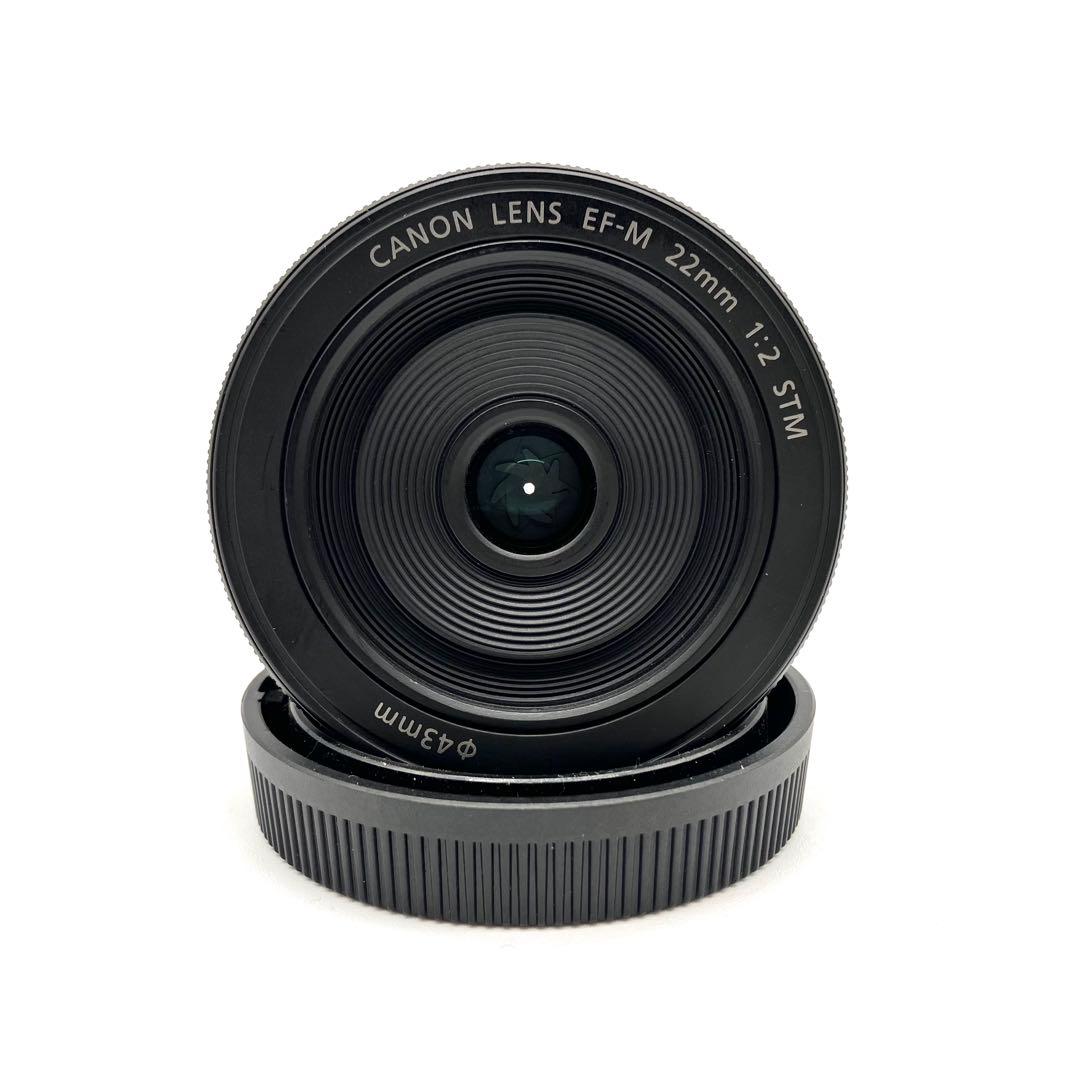 Canon EF-M 22mm F2 STM 単焦点レンズ　ブラック