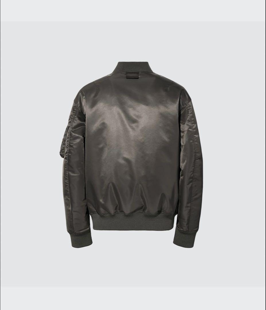 美品　+JハイブリッドダウンオーバーサイズMA1 Mサイズ ブラック