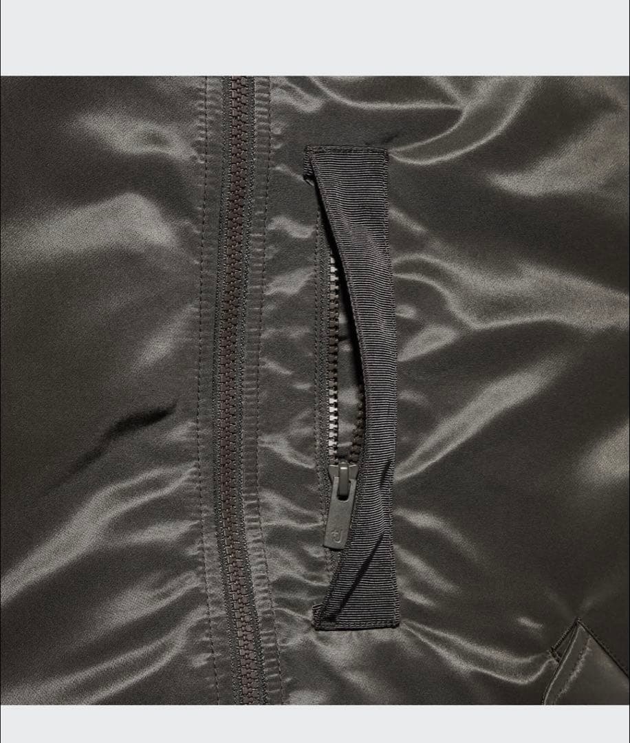 美品　+JハイブリッドダウンオーバーサイズMA1 Mサイズ ブラック