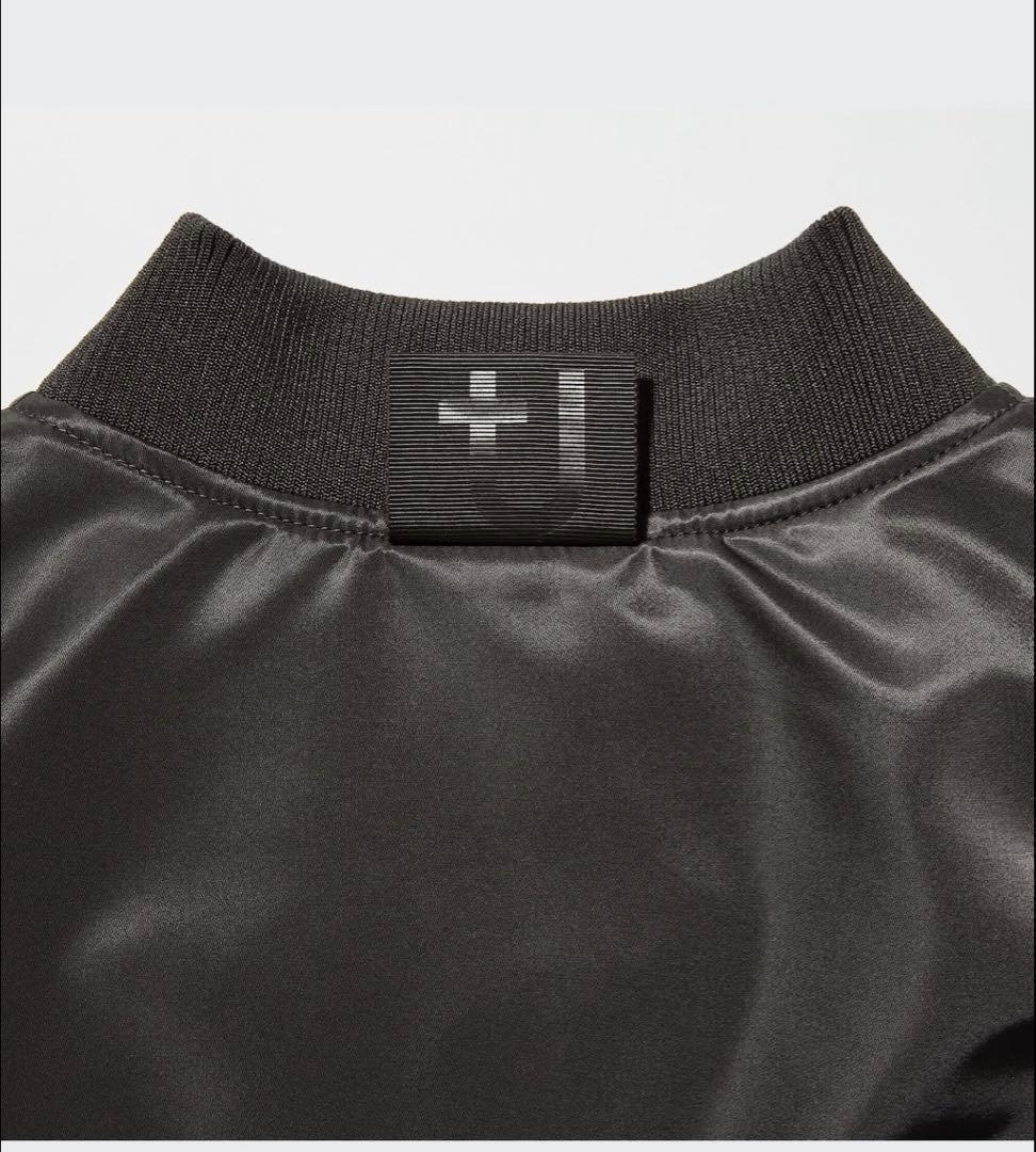 美品　+JハイブリッドダウンオーバーサイズMA1 Mサイズ ブラック