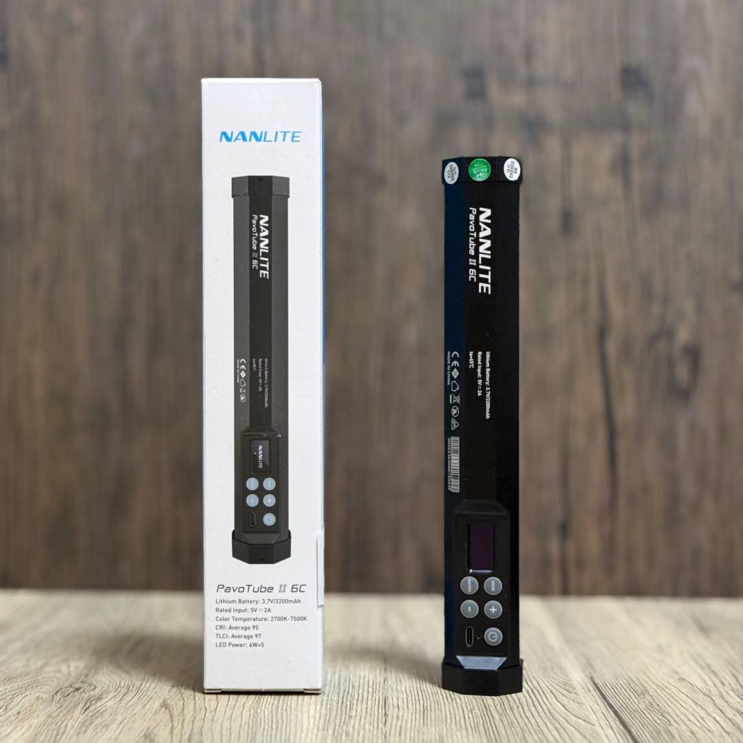 NANLITE PavoTube II 6C LEDライト 付属品完備