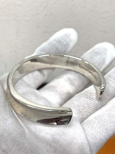 専用本日限定ティファニー☆シルバーバングル☆ナローバングルSILVER☆磨き済