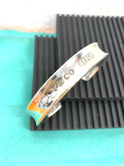 専用本日限定ティファニー☆シルバーバングル☆ナローバングルSILVER☆磨き済