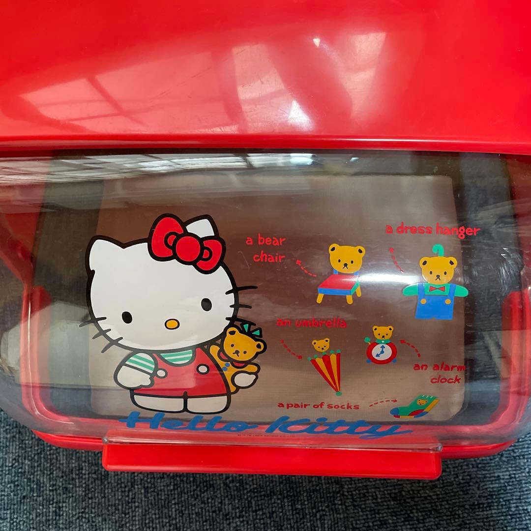 昭和レトロ ハローキティ　哺乳瓶ケース フードケース(L)