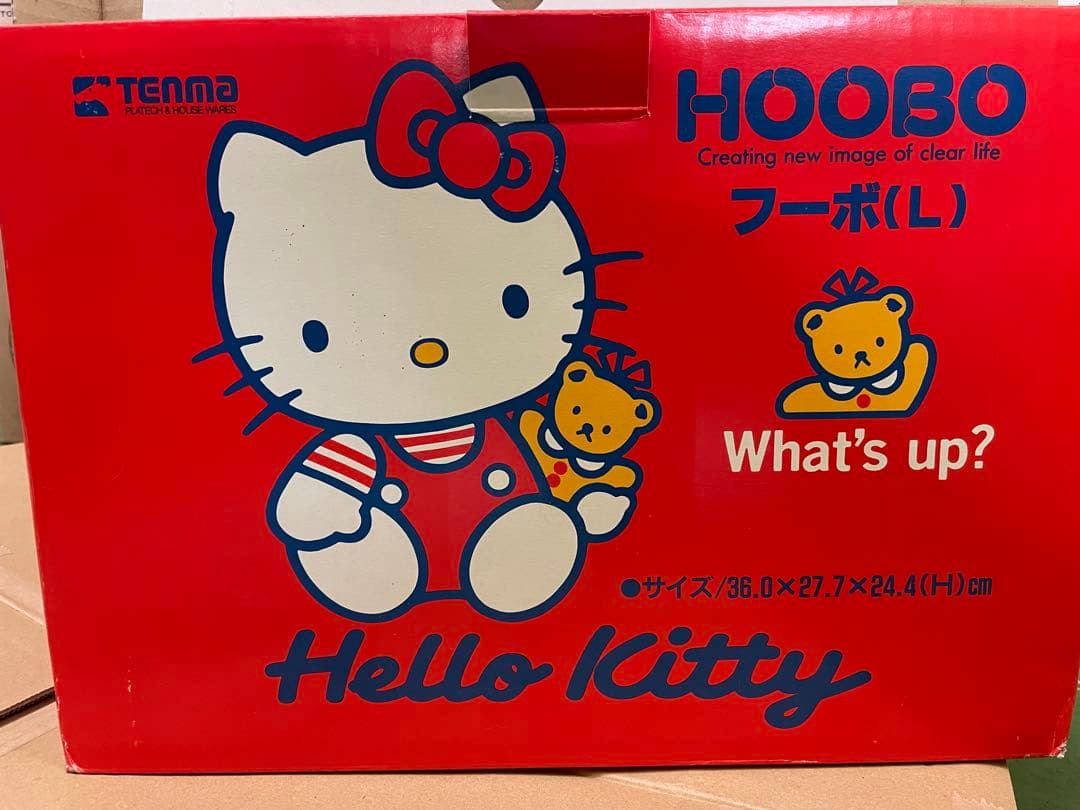 昭和レトロ ハローキティ　哺乳瓶ケース フードケース(L)