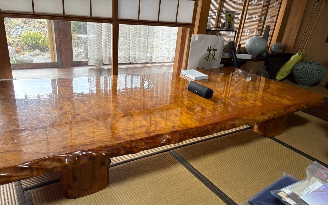 H*F様 一枚板 座卓 2500×1100