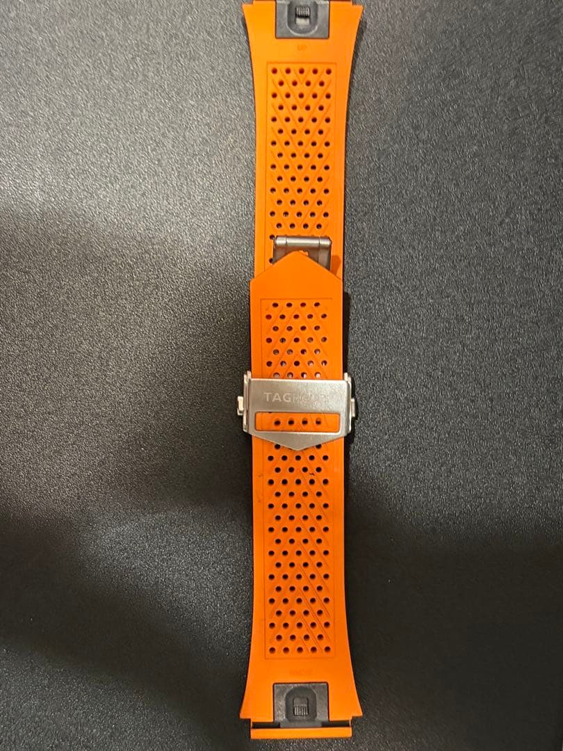タグホイヤー オレンジ ラバーストラップ(Connected E4 45mm)
