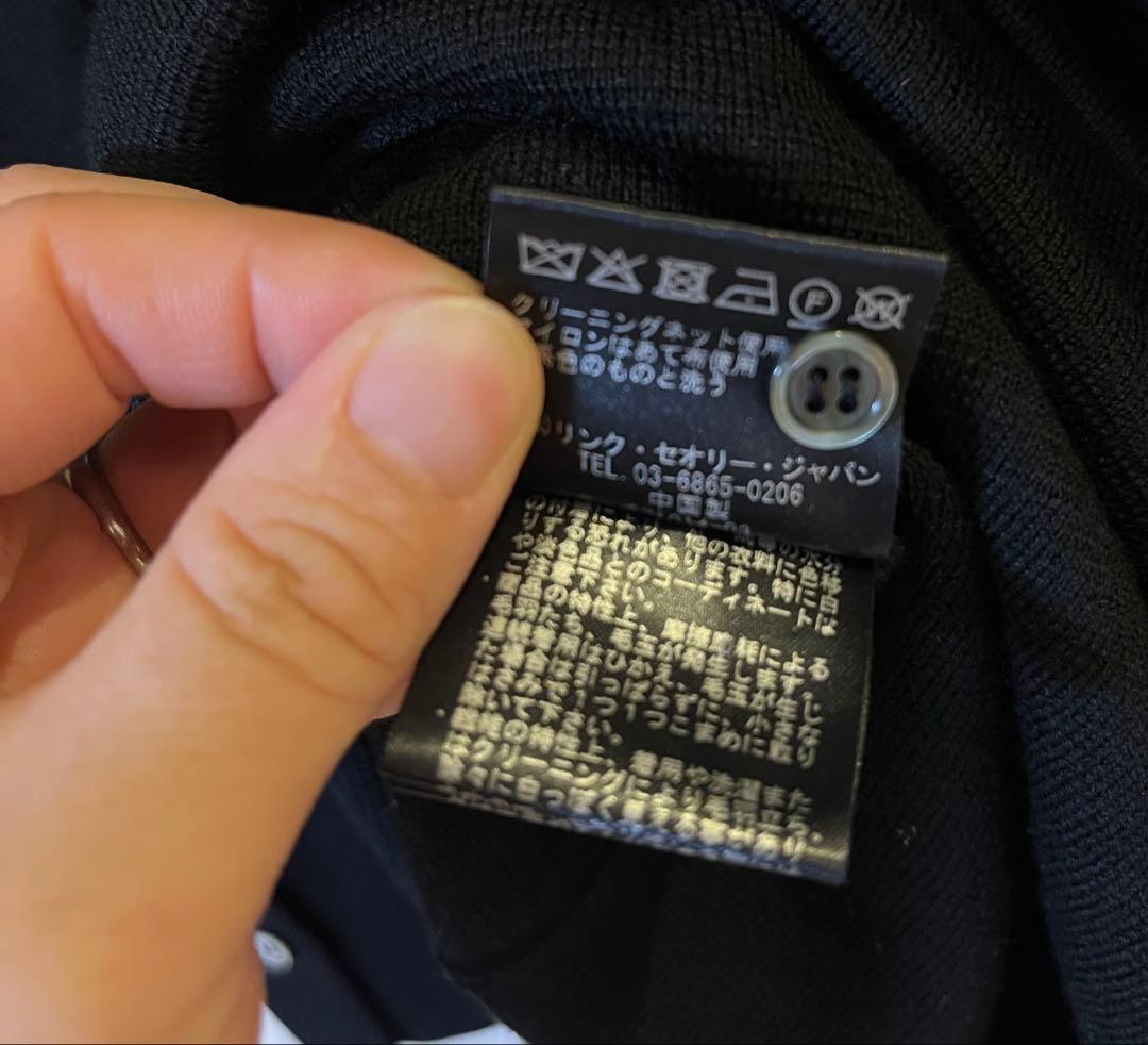 黒 ニットワンピース タートルネック