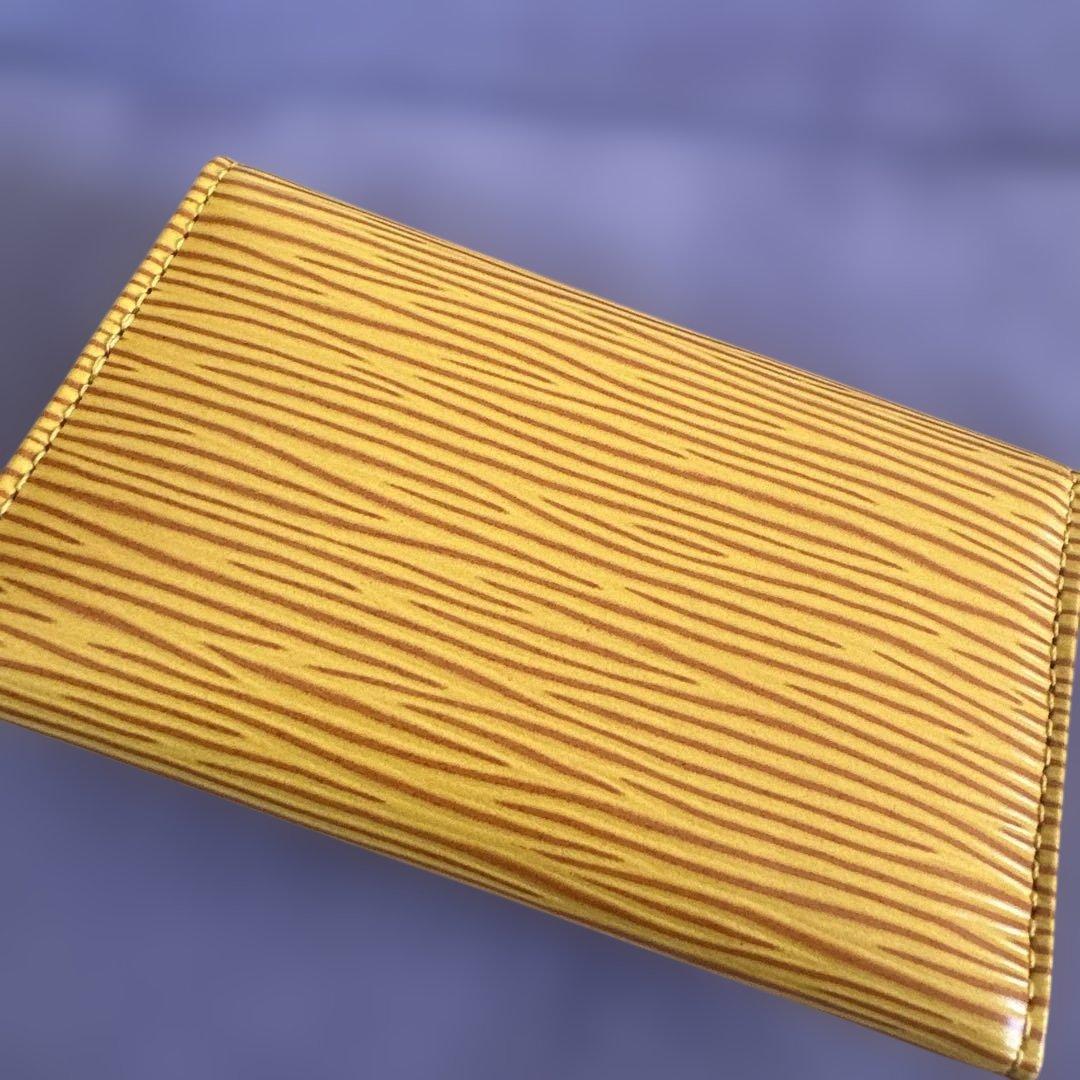 Louis Vuitton エピ　イエローストライプキーケース