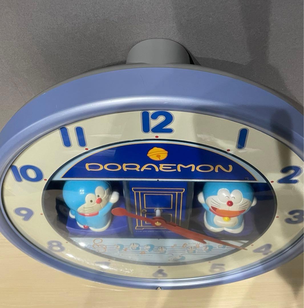 【美品】ドラえもん　壁掛け　からくり時計　大山のぶ代さんボイス