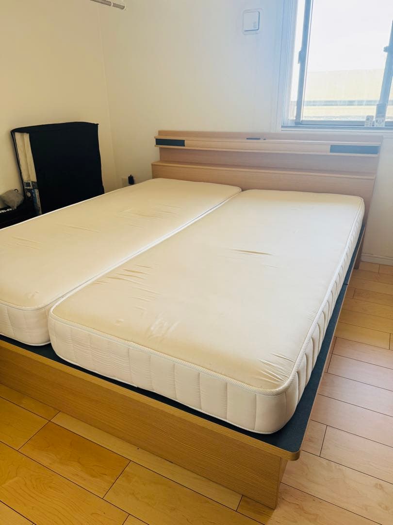 クイーンベットマットレスセット