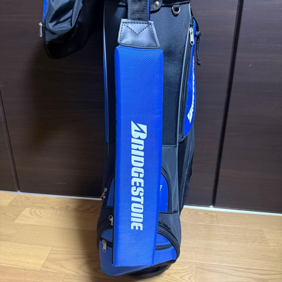 BRIDGESTONE キャディバッグ ゴルフバッグ ブルー ブラック