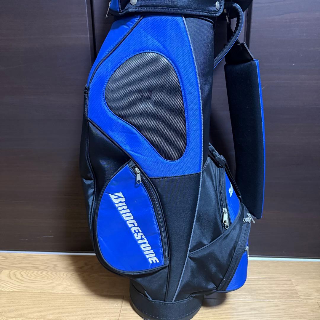 BRIDGESTONE キャディバッグ ゴルフバッグ ブルー ブラック