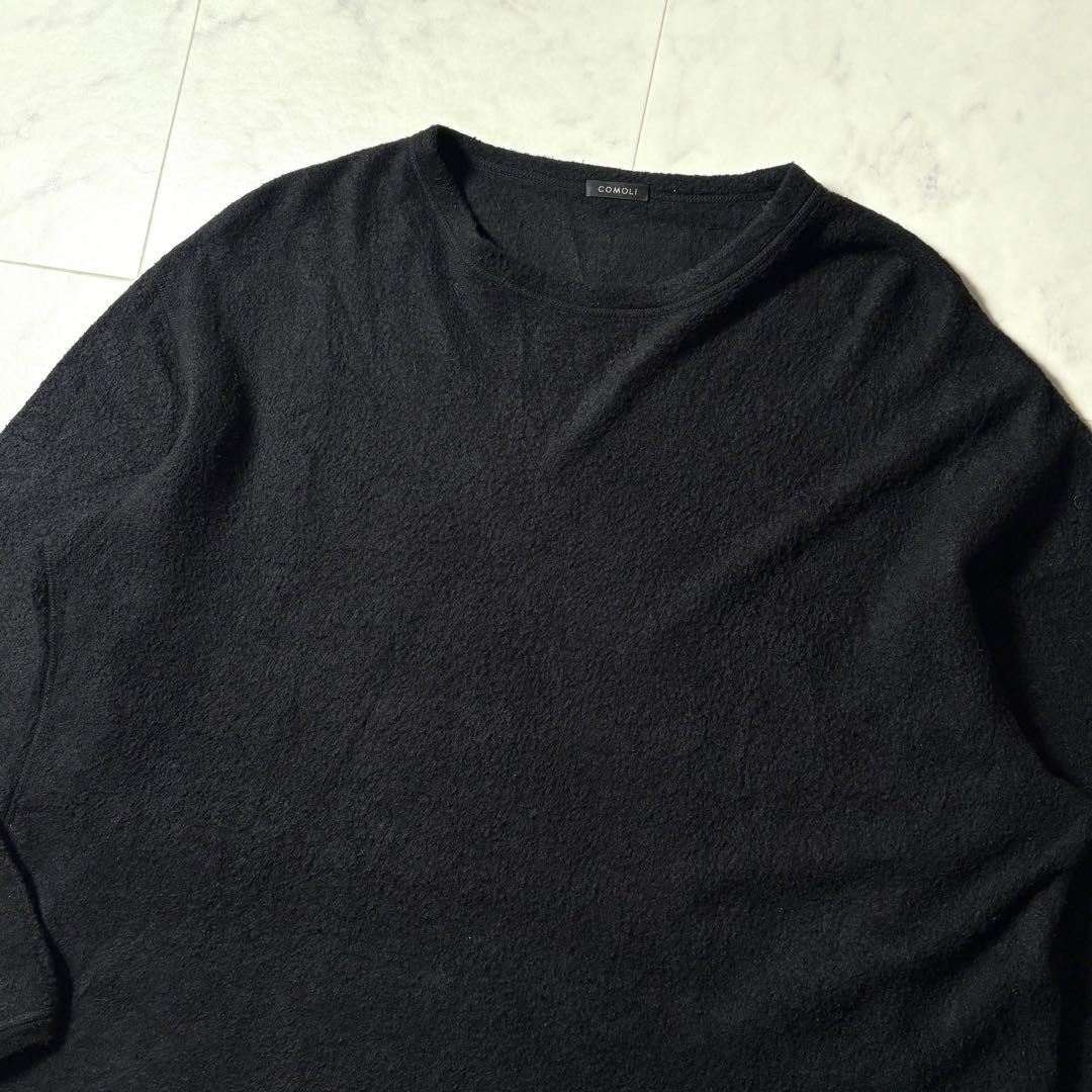 COMOLI コモリ 22AW シルクフリース長袖クルー サイズ3(L)