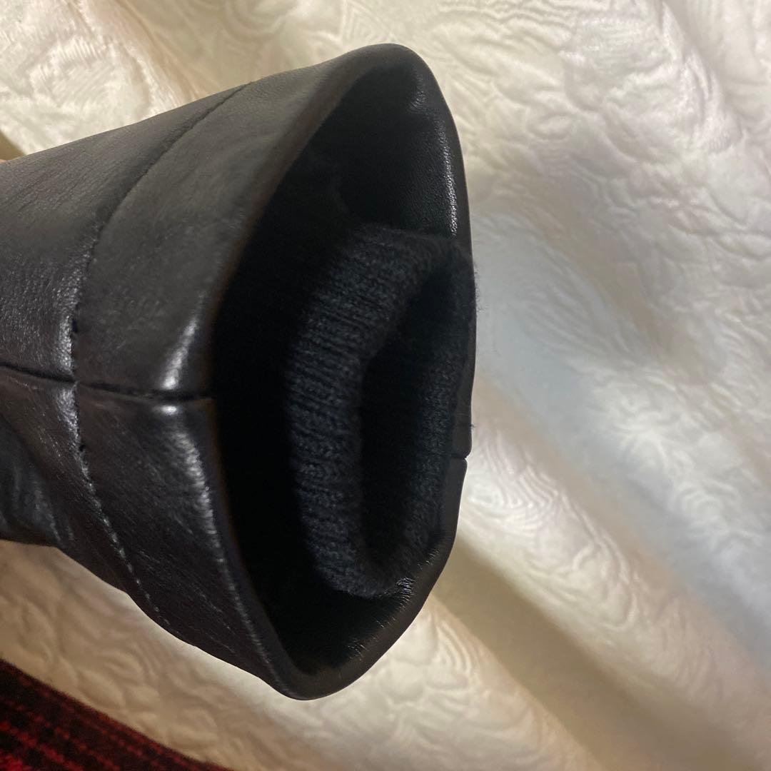 McGREGOR マックレガー　レザーアーム切り替えダッフルコート ウール