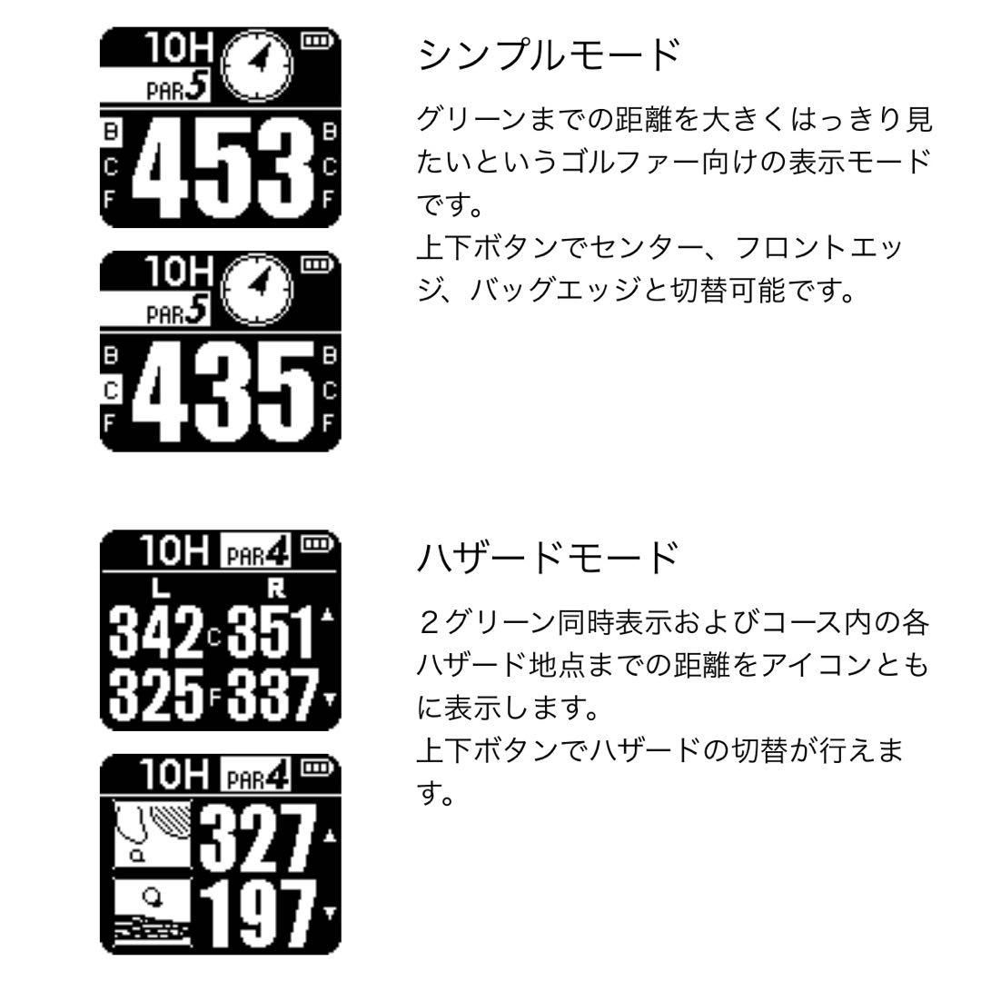 μ　動作確認OK ショットナビ W1-FW 充電器あり 腕時計 GPS