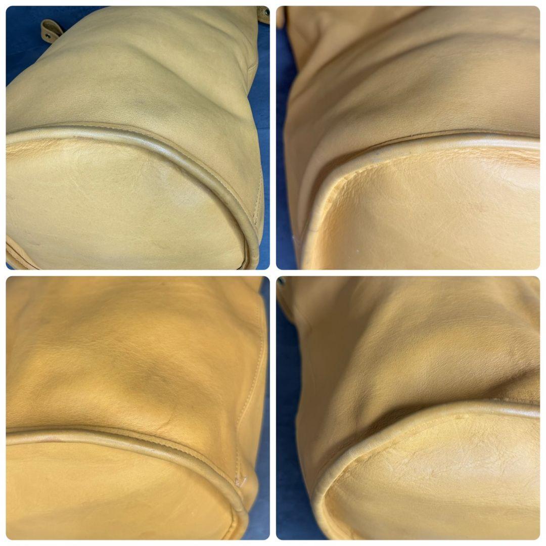 Vintage Coach XL Duffel Sac Yellow USA製