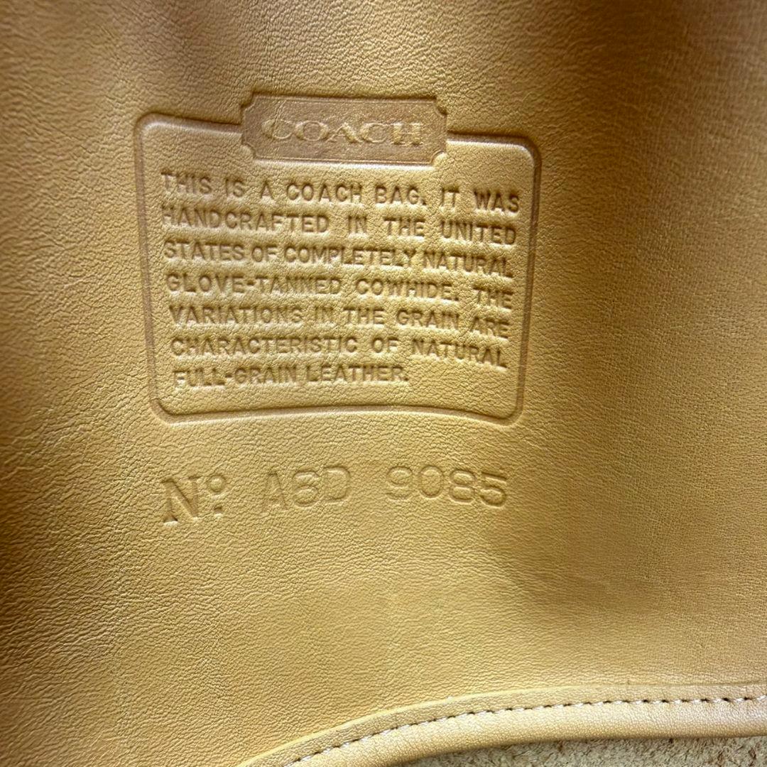 Vintage Coach XL Duffel Sac Yellow USA製