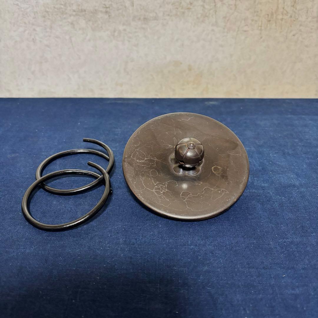 人間国宝敬典造/風炉/茶釜 電熱器/唐銅朝鮮風炉/野々田電熱器/敷板/茶道具