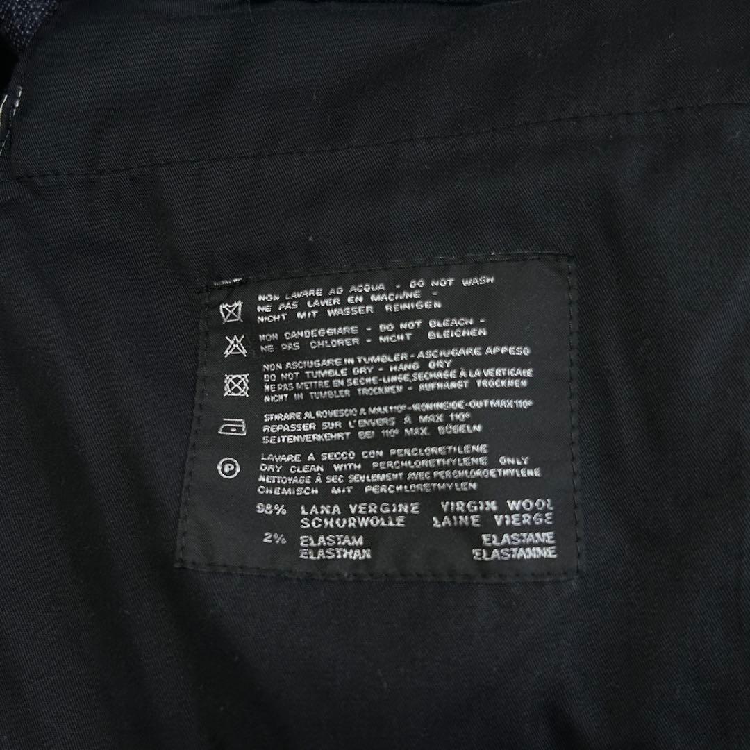 美品 希少PT01 ピーティーゼロウーノ スーパースリム ウール スラックス50