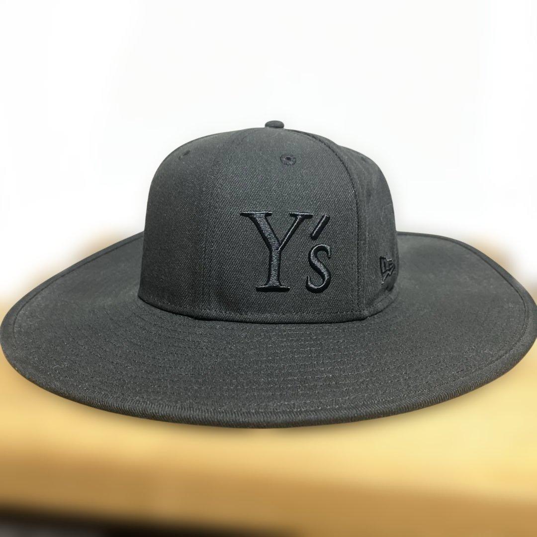 7 1/4Y's ニューエラフィッテド ロングブリムハット FW24 ブラック