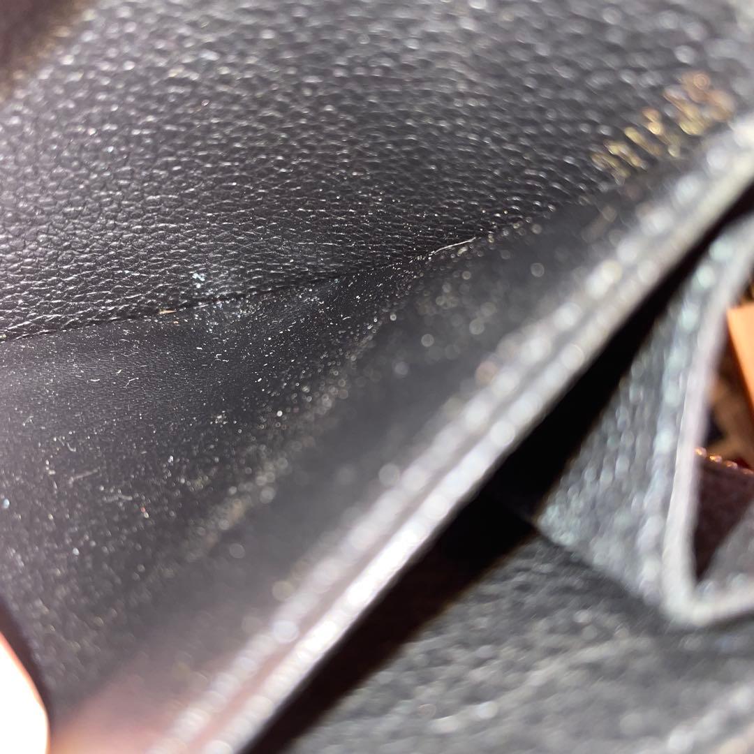 ルイヴィトン アンプラント ジッピーウォレット ノワール