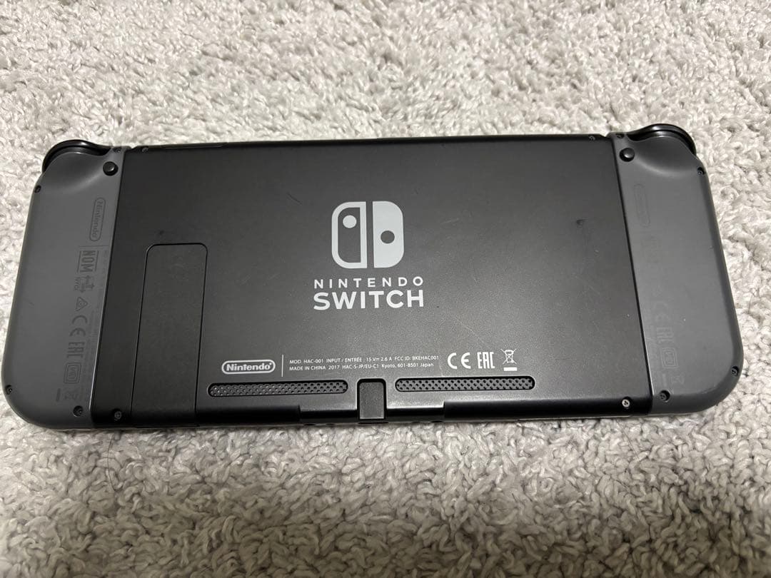 Nintendo switch 2017年製 未対策機 完品 おまけ付き