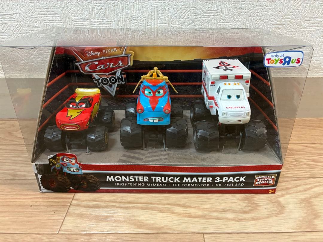 カーズ　Toon Monster Truck Mater 3-Pack