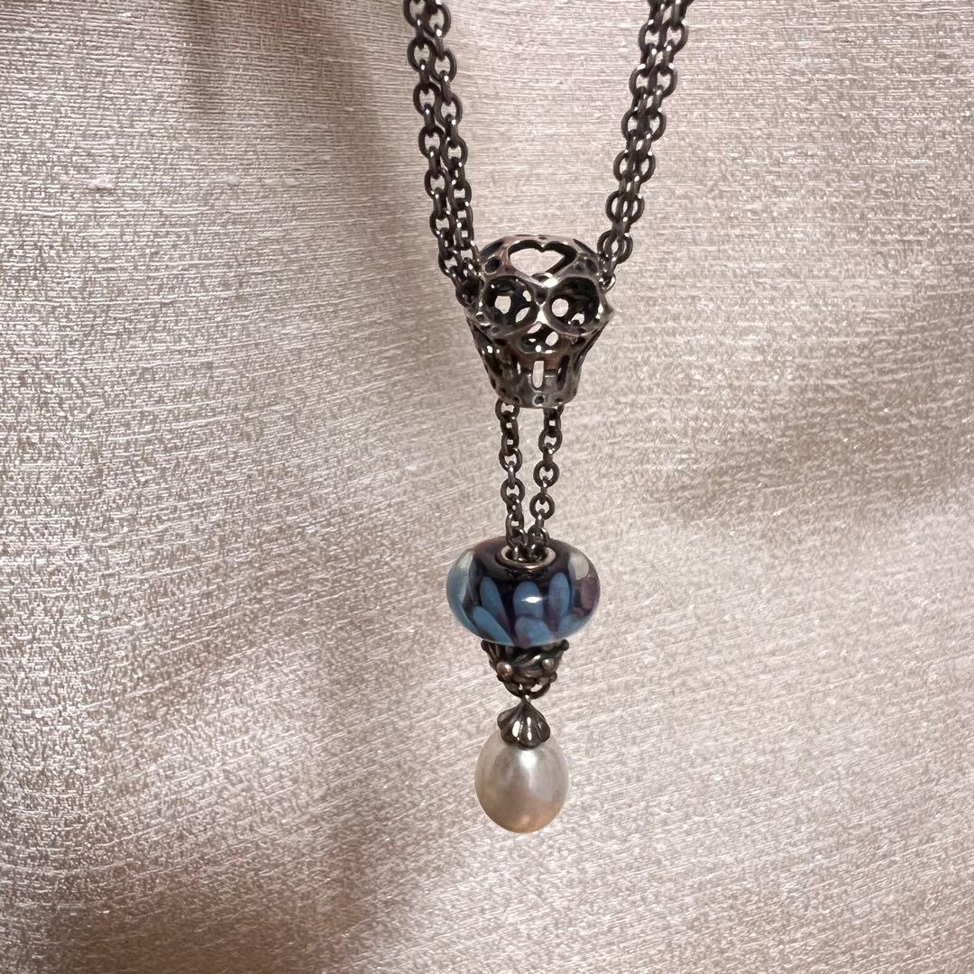 TROLLBEADS メキシカンシュガースカル　シルバーパーツ 4個セット