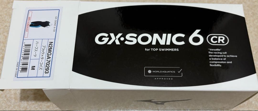☆セール☆【GX・SONIC 6 CR】競泳高速水着 2025 定価43780円
