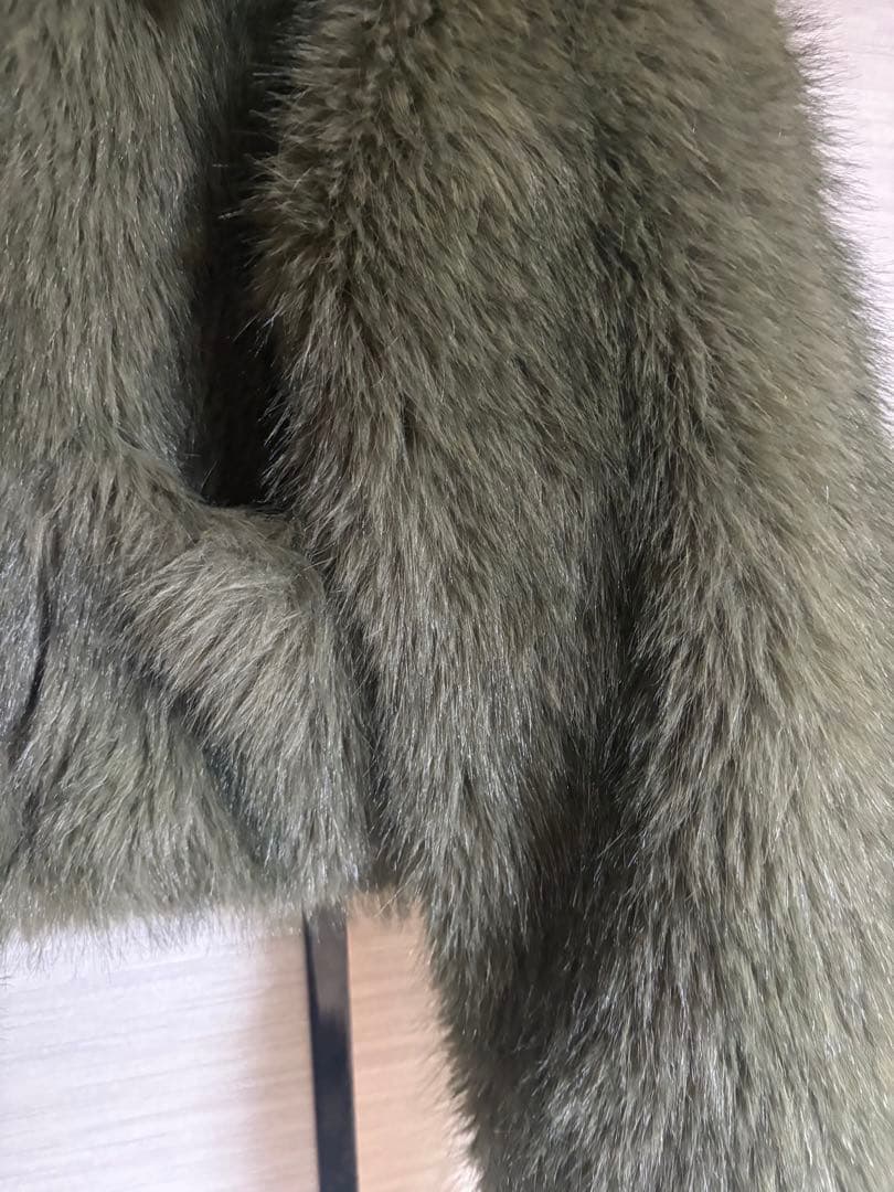 POCKET POINT FAUX FUR コート