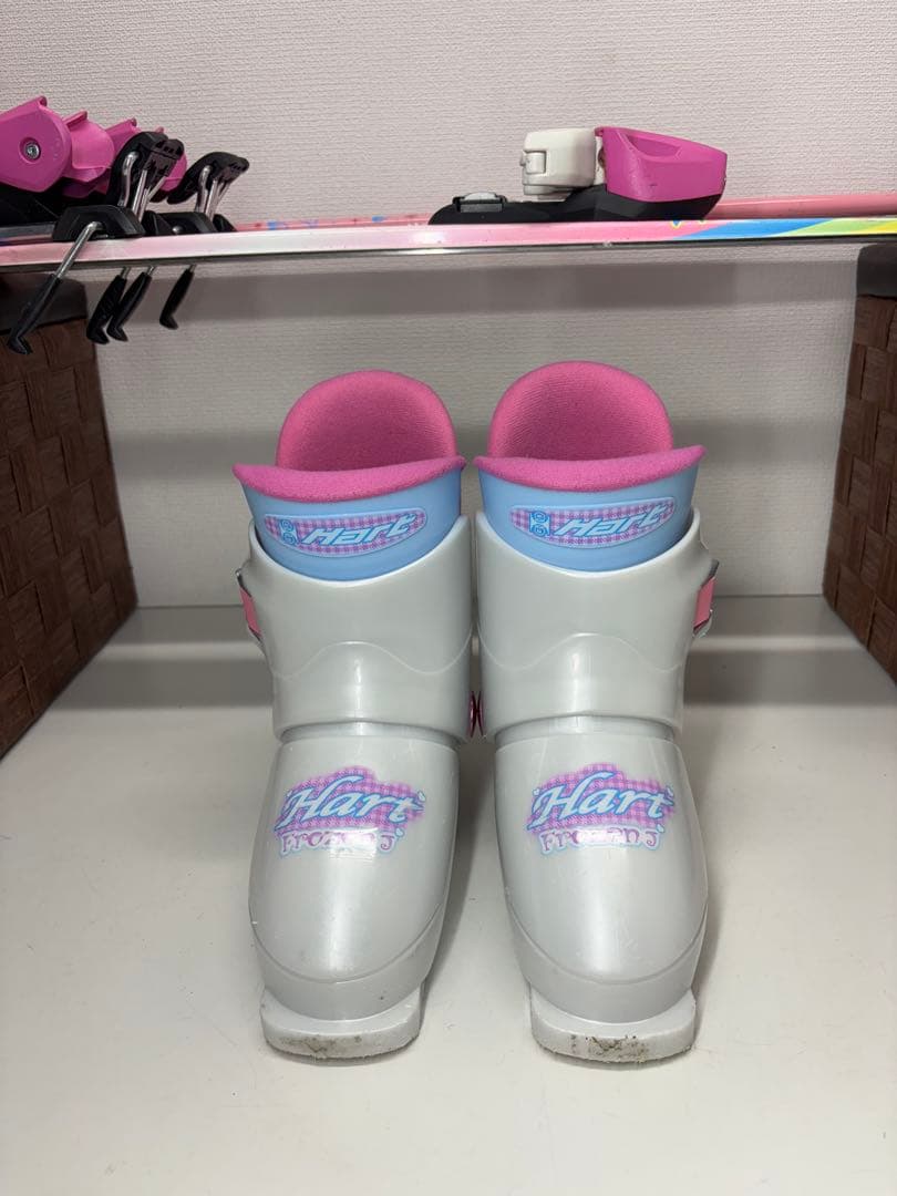 KAZAMA スキー板 106cm キッズ ストック ブーツ セット スキー