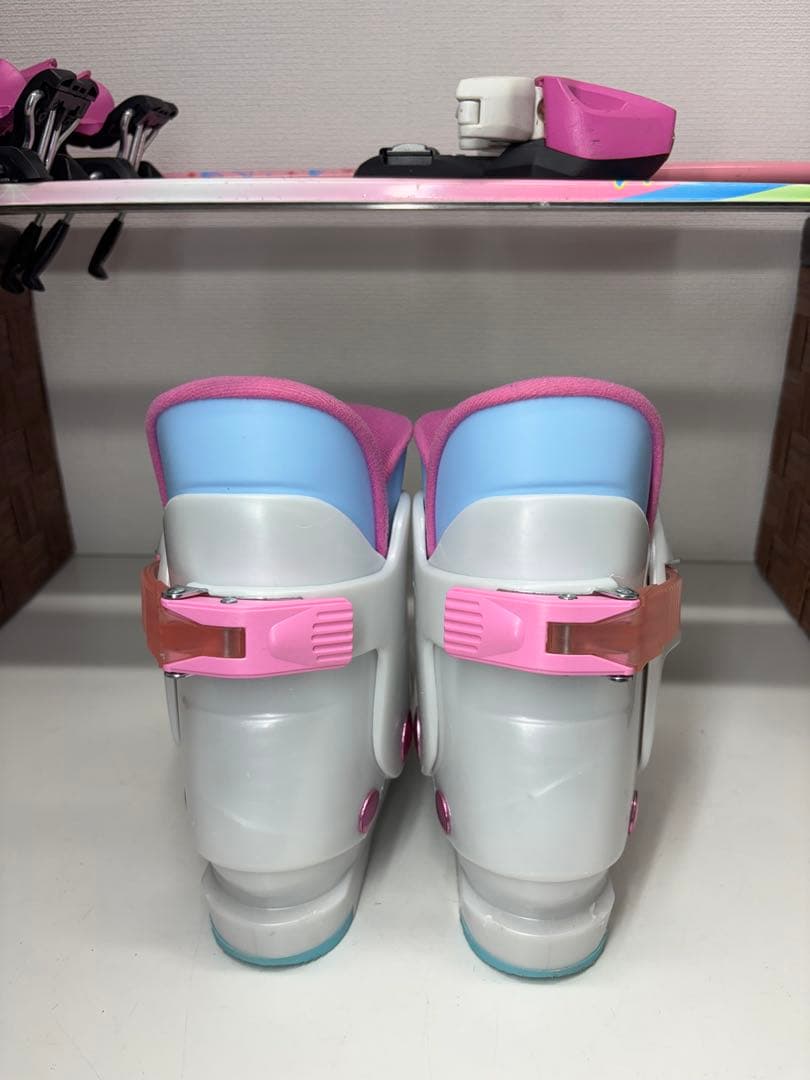 KAZAMA スキー板 106cm キッズ ストック ブーツ セット スキー