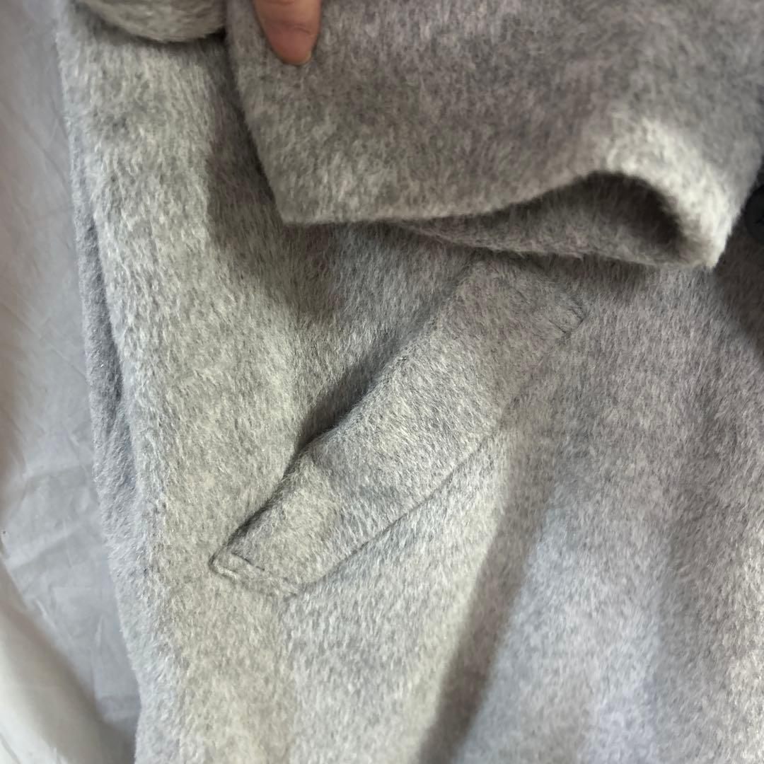 GabardineKT コート グレー 17号 4L アルパカ ウール 未使用