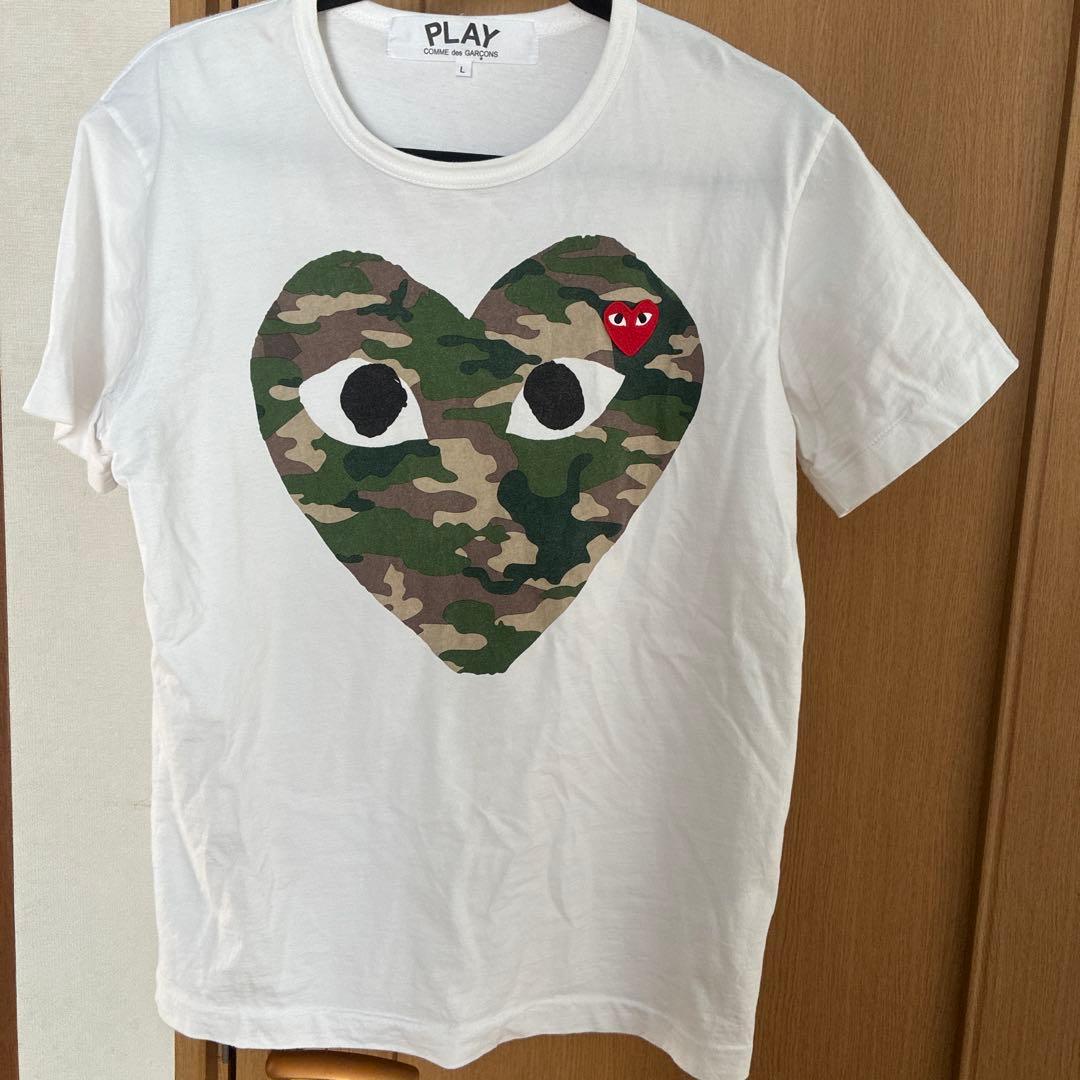 PLAY COMME des GARCONS カモフラージュ Tシャツ L