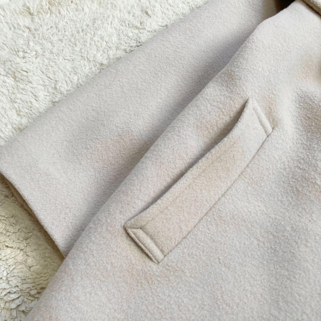 極美品・23AW✨アルアバイル　ショートビーバーファネルネックコート　サイズ1