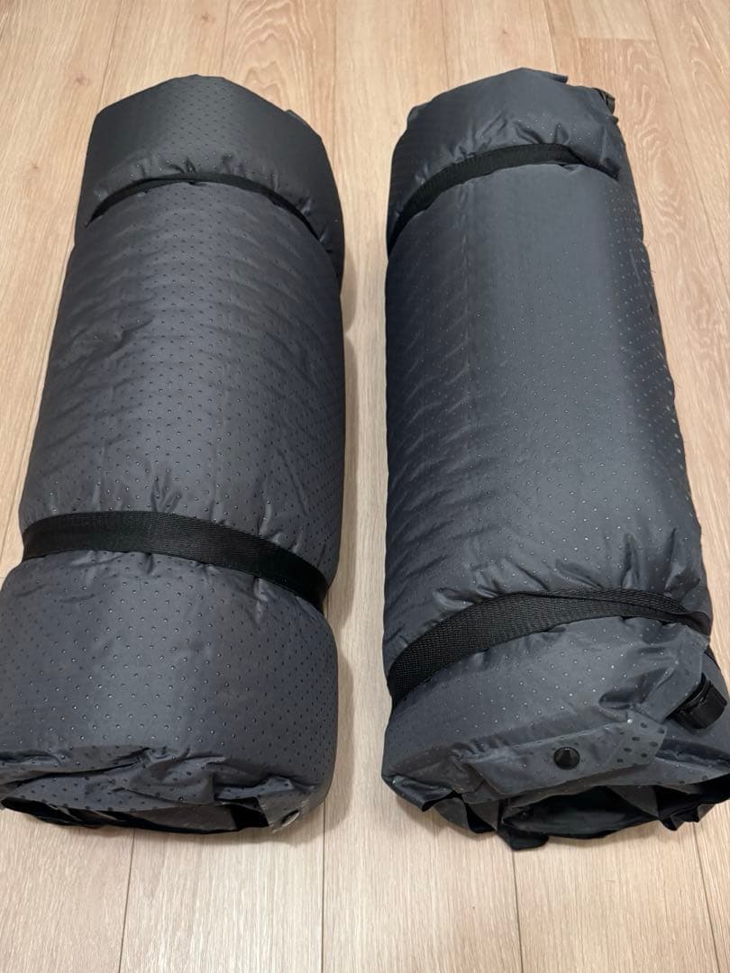 WAQ インフレーターマット (ブラック) 8cm 2個セット